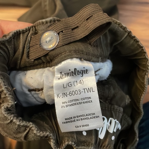 Jeaniologie youth L 14 adjustable waistband pants - Picture 5 of 5